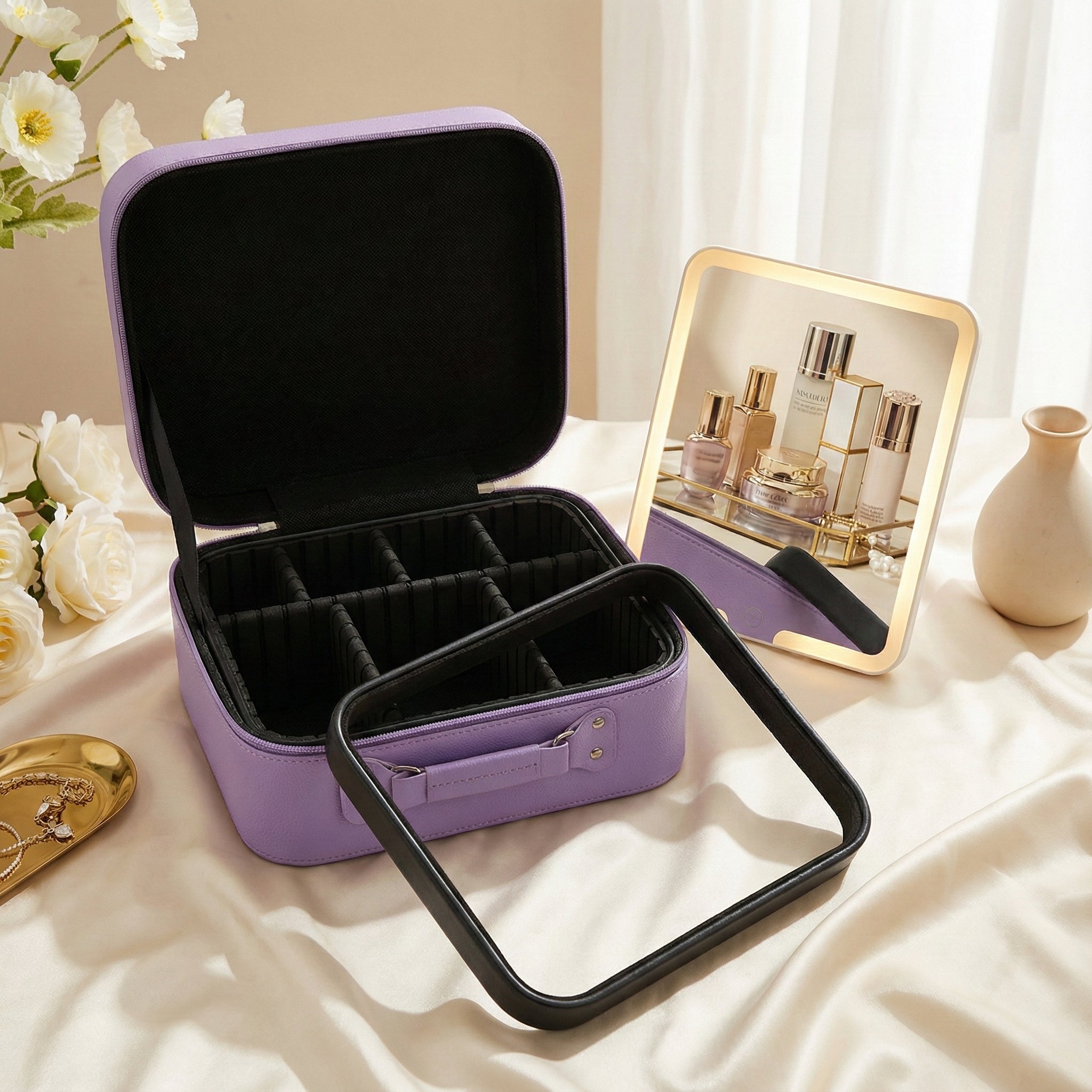 Trousse Maquillage Miroir/Led
